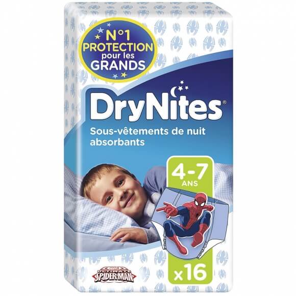DRYNITES Sous-vetements de nuit absorbants jetables - Pour garçons
