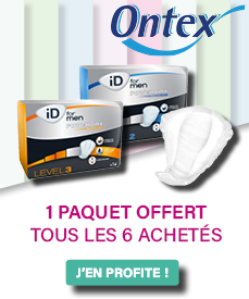 Accédez à la promotion Ontex-ID For Men