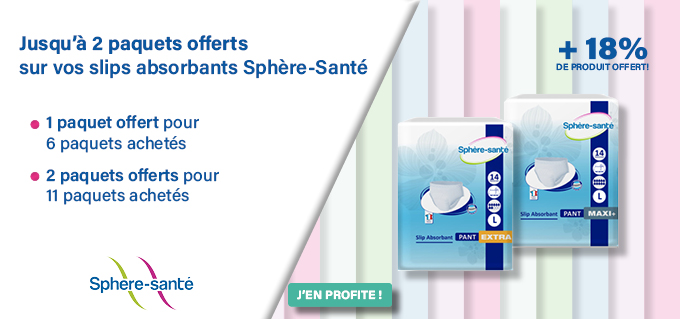 Promotion Sphère Santé Slips Absorbants