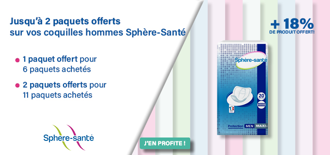 Promotion Sphère Santé Coquilles pour Homme