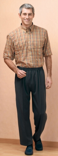 Pantalon jean taille élastique PAUL - vêtement homme senior - Elicris